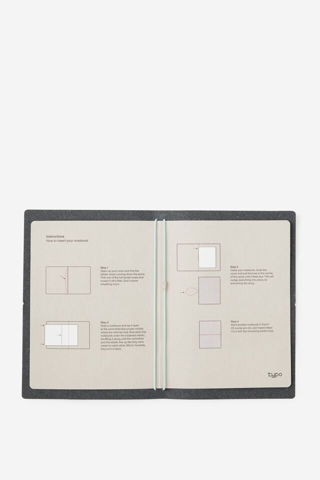 A5 Notebook Cover, ESPRESSO