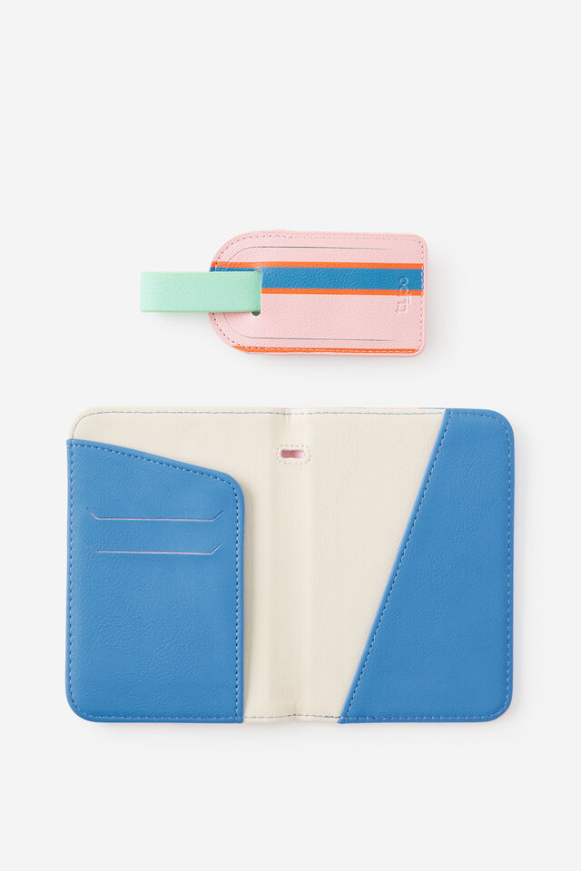 Travel Gift Set, SUMMER STRIPE PINK