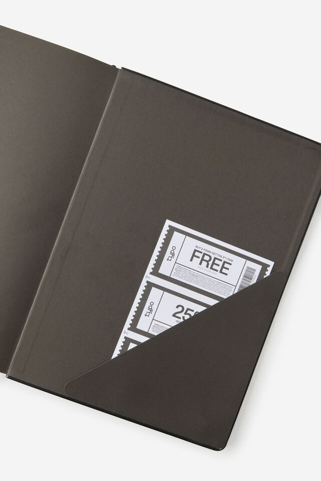 2027 A4 Daily On Schedule Diary, BLACK
