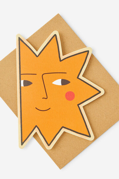 Premium Nice Card 2.0, SHAPED SUN