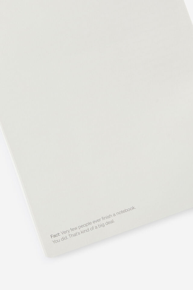 Metro B5 Soft Plain Notebook, Black