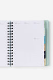 2026 Goals Weekly Planner, Navy Stripe - alternate image 6