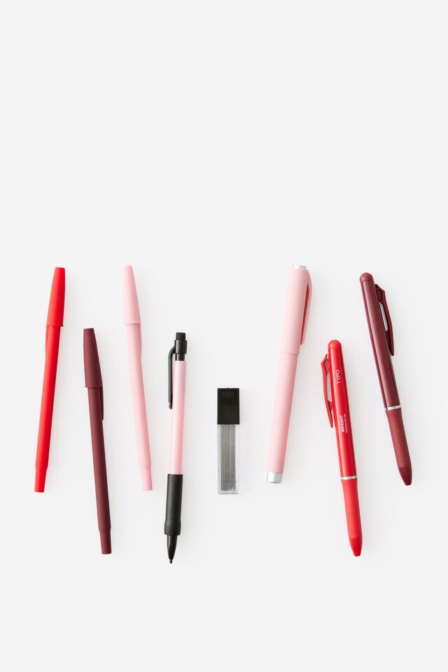 Essential Pen Pack, STRAWBERRY MILK RED