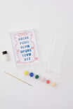Diy Acrylic Paint Kit, STRAWBERRY CHECK - alternate image 2