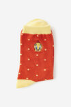 Looney Tunes Mid Crew Socks, LCN WB LOONEY TUNES TWEETY BIRD - example image 3