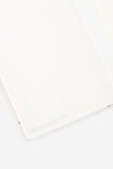 Personalised Metro B5 Hard Lined Notebook, Ditsy Pansy Pink Clay - alternate image 4