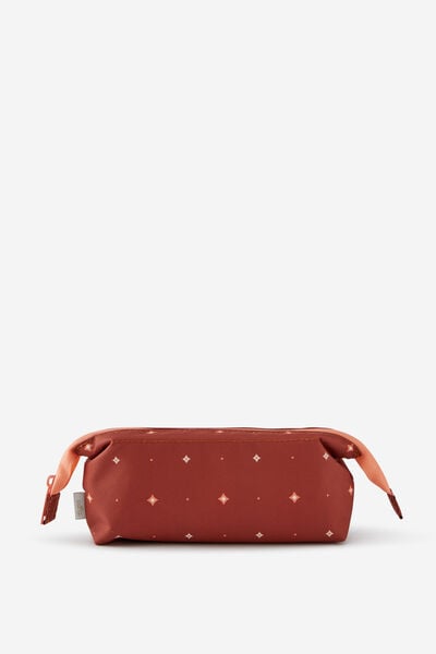 Compact Pencil Case, GINGERBREAD SPACED OUT