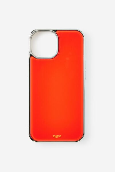 Bubble Phone Case Iphone 13/14/15, LAVA RED CHROME
