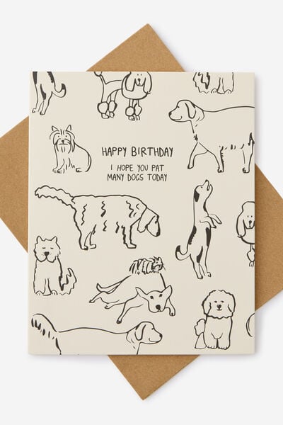 Nice Birthday Card 2.0, PAT ALL OF THE DOGS