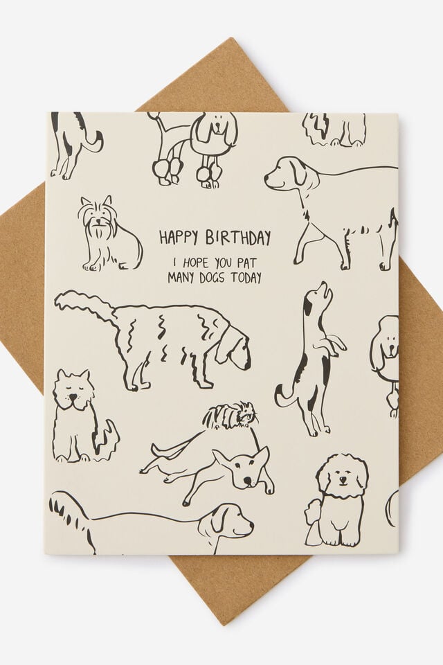 Nice Birthday Card 2.0, PAT ALL OF THE DOGS
