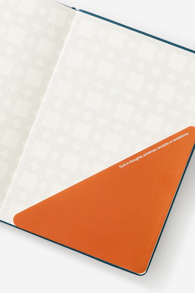 Personalised B5 Hard Cover Lined Notebook, NORTH SEA