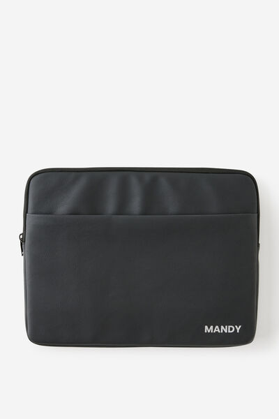 Personalised Pro 16 Inch Laptop Case, BLACK