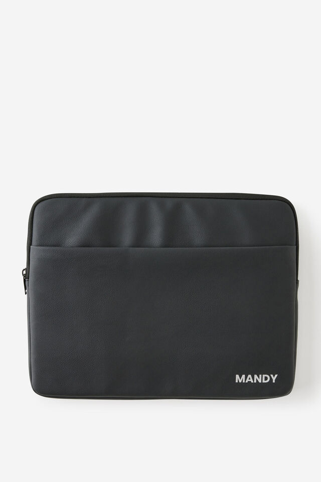 Personalised Pro 16 Inch Laptop Case, BLACK