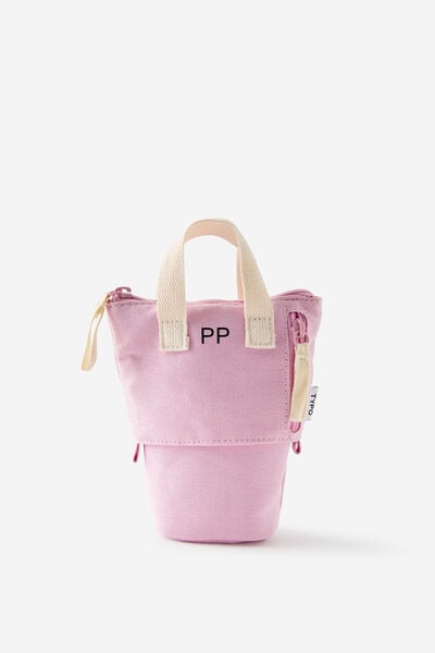 Personalised Pop It Tote Pencil Case, BLOSSOM PINK