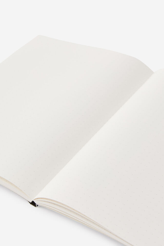 Metro B5 Soft Dot Notebook, Ditsy Pansy Midnight Ink