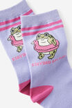 Mid Crew Socks, STAY AFLOAT FROG - example image 3