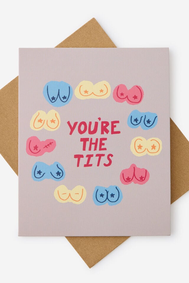 Thank You Card 2.0, YOU RE THE TITS