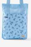 Personalised Campus Tote, BOUQUET DITSY STRIPE / BLUE SKIES - alternate image 2