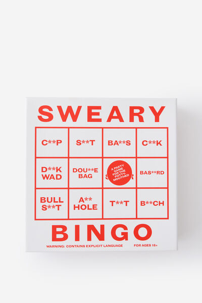 Sweary Bingo, ASSORTED