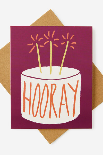 Congratulations Card 2.0, CABERNET HOORAY