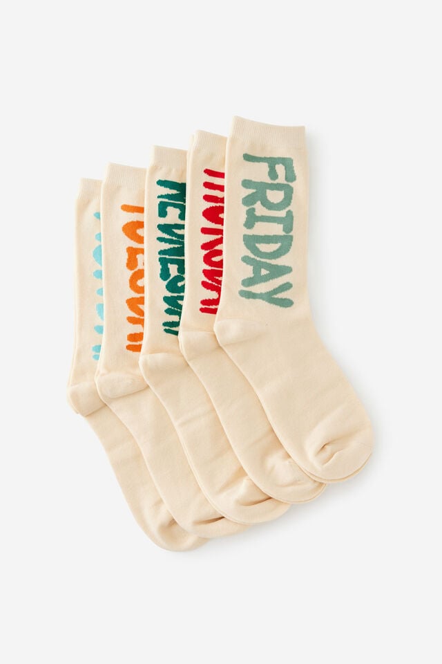 Box Of Socks, DAYS OF THE WEEK (M/L)