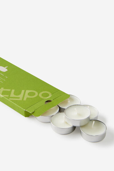 Mini Stackers Glass Tea Light Candle Wax Refill, HIDDEN FOREST