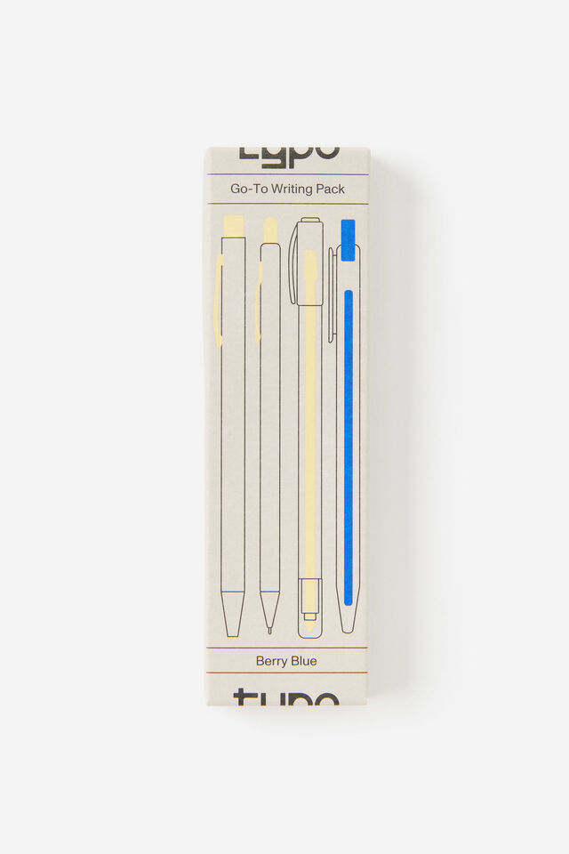 Go - To Writing Pack, BERRY BLUE