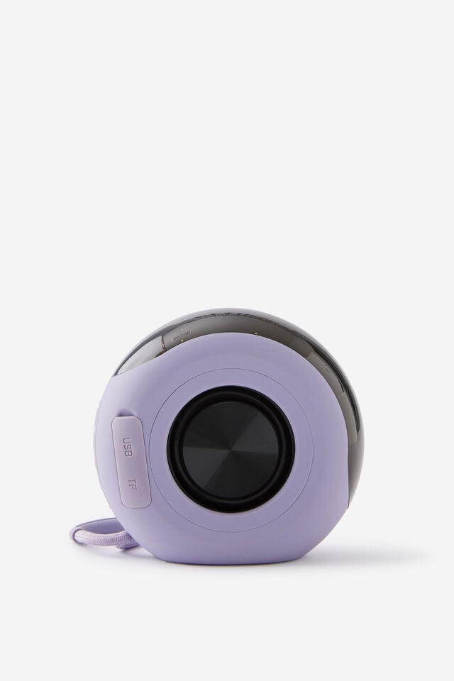 Wireless Led Portable Speaker, SILVER LILAC