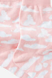 Mid Crew Socks, CLOUDS PINK YDG - alternate image 3