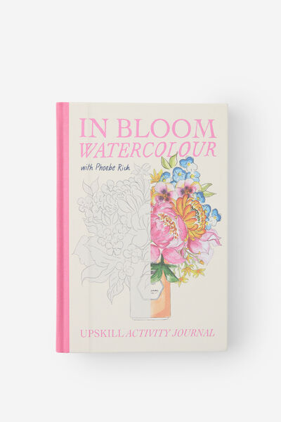 A5 Upskill Activity Journal, WATERCOLOUR FLOWERS & PLANTS
