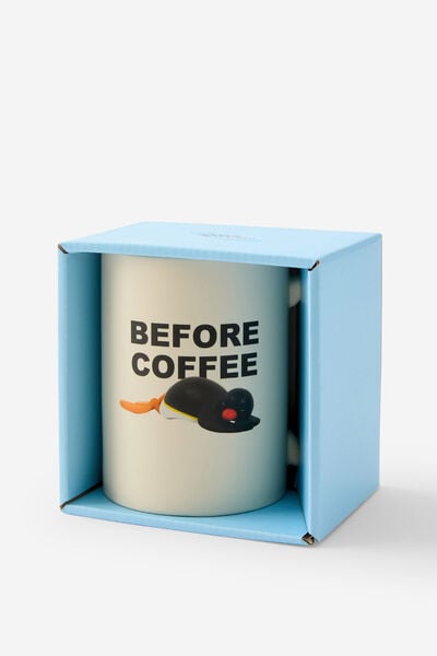 Daily Dose Mug, LCN MAT PINGU BEFORE/AFTER COFFEE