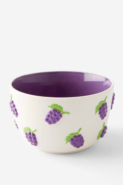 Fine Fruit Souper Bowl, GRAPES