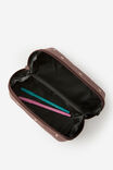 Felix Fold Out Pencil Case, DITSY PANSY ESPRESSO - alternate image 4