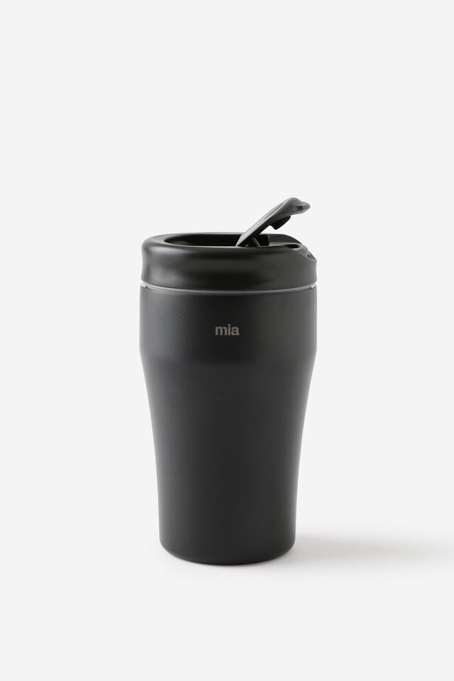 Personalised Loft Commuter Cup 350Ml, BLACK