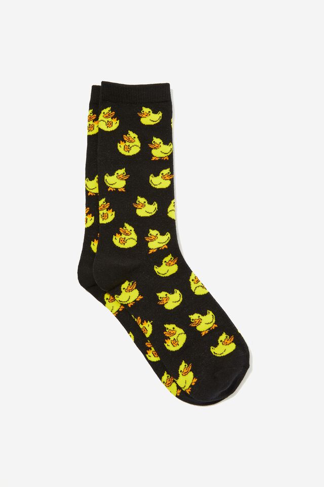 Socks, DUCK SILHOUETTE YDG BLACK