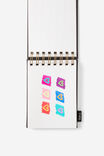 A6 Spiral Sketch Book, BLACK - alternate image 2