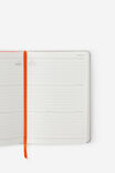 2027 B6 Weekly On Schedule Diary, CHROME LAVA RED - example image 2