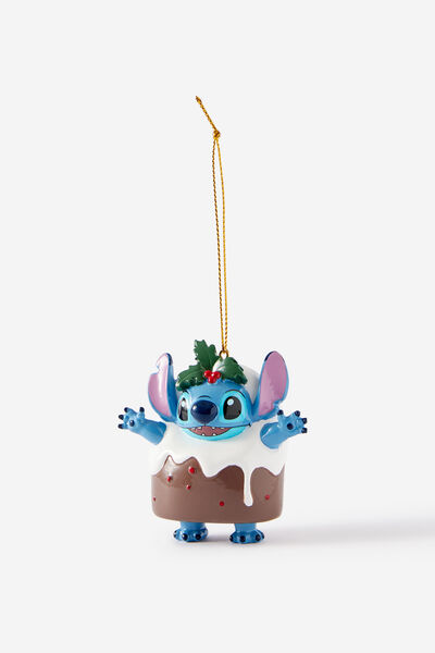 Collab Resin Christmas Ornament, LCN DIS STITCH PUDDING
