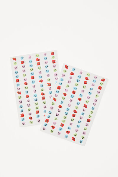Lcn Nail Sticker Sheet, EMOTIONS PUFFY