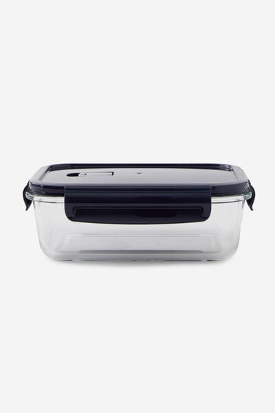 Glass Lunch Container, MIDNIGHT INK