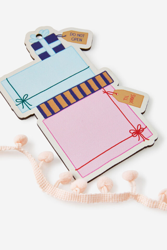 Fashion Ribbon, PRESENT WITH POM POM