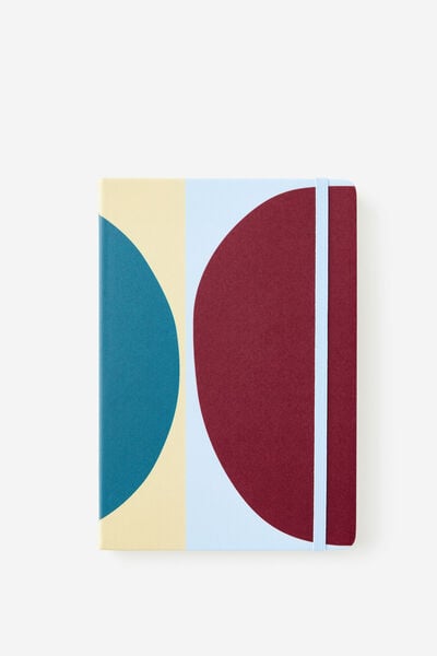 A5 Hard Cover Lined Notebook, CIRCLE PLACEMENT