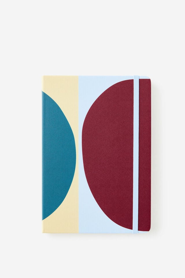 A5 Hard Cover Lined Notebook, CIRCLE PLACEMENT