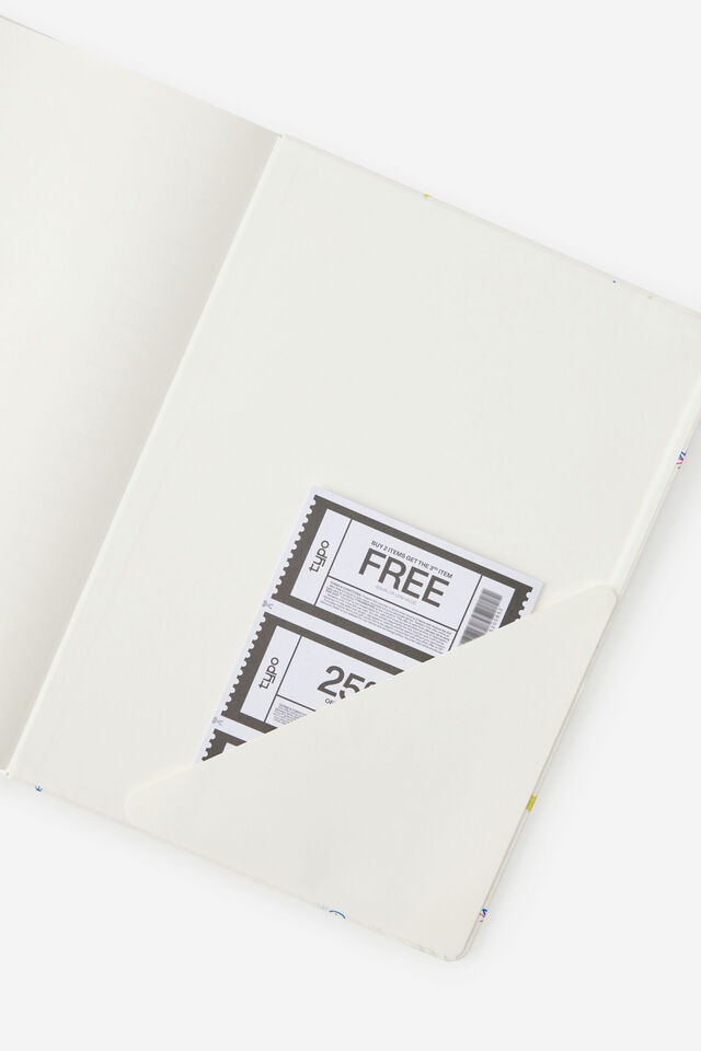 2027 A4 Weekly On Schedule Diary, ECRU DITSY CELESTIAL