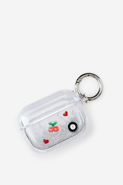 Trinket Earbud Case Pro, LUCKY GIRL / GLITTER