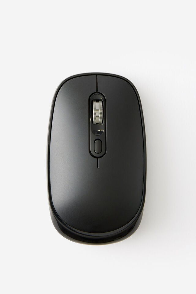 Dual Wireless Connection Mouse, BLACK