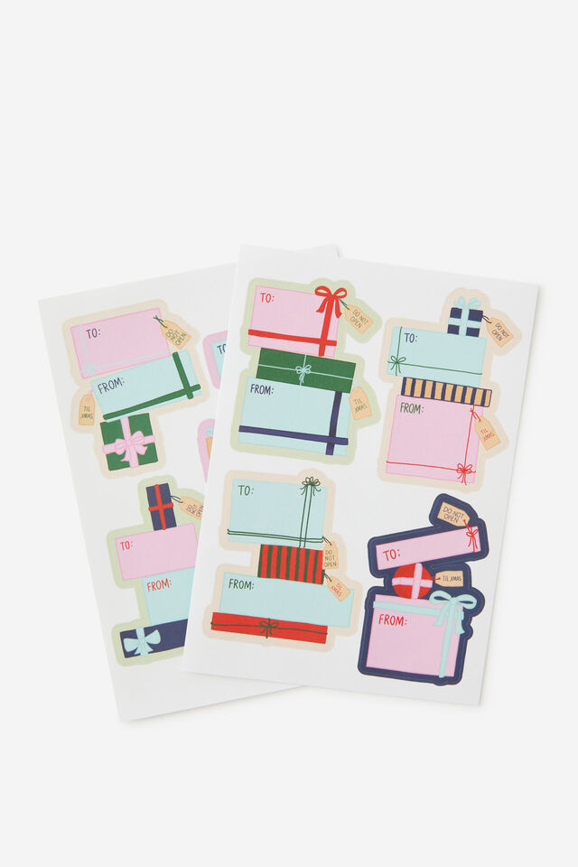 To & From Sticker Sheets, CHRISTMAS PRESENTS