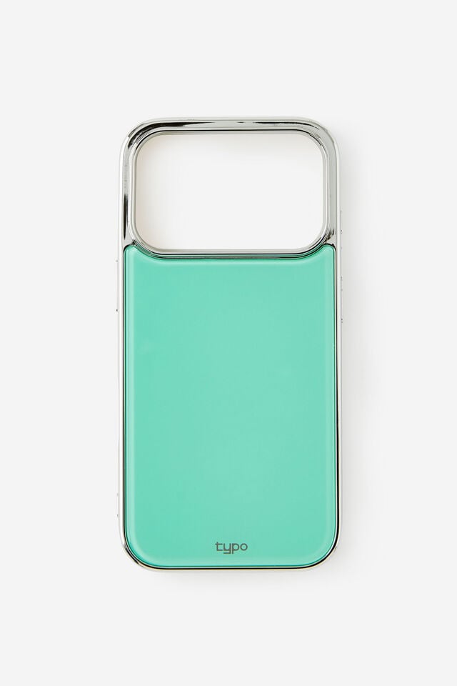 Bubble Phone Case Iphone 17 Pro/18 Pro, JELLY MINT CHROME