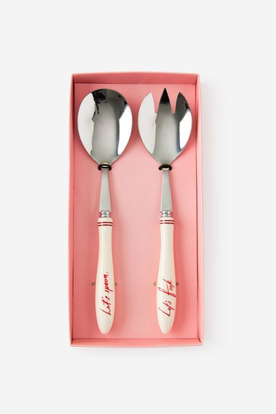 Hosting Serving Set, LETS SPOON LETS FORK