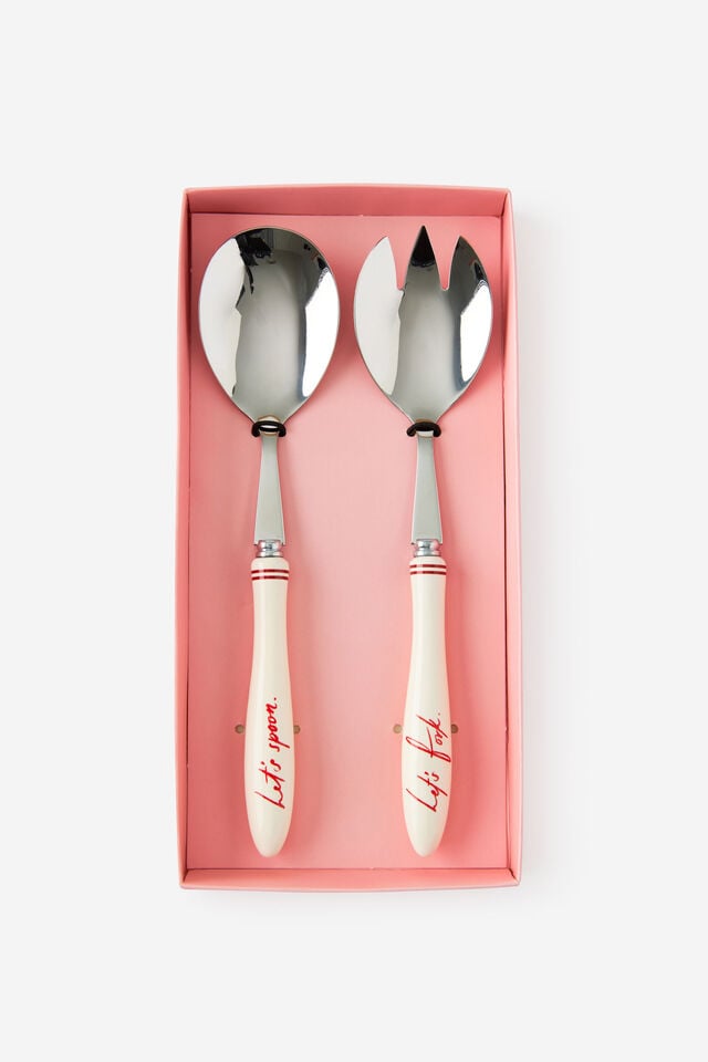 Hosting Serving Set, LETS SPOON LETS FORK